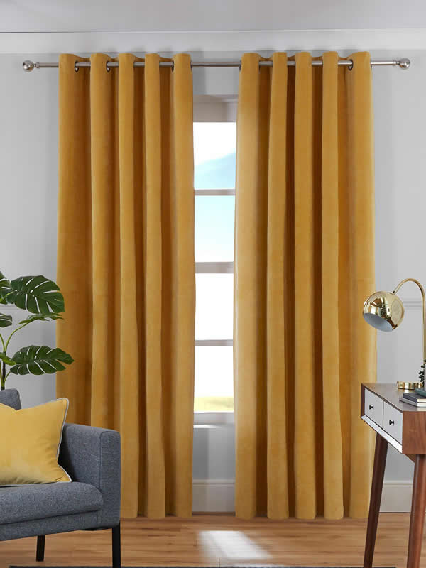 image of custom made Eyelet curtains