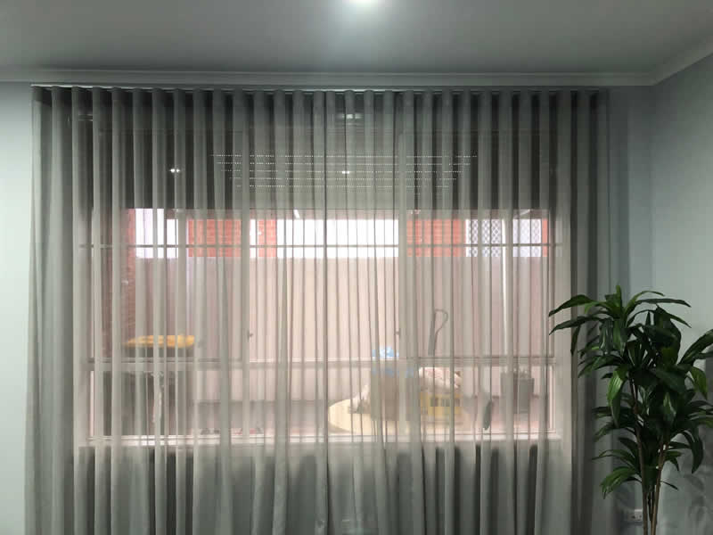image of see through Sheer curtains